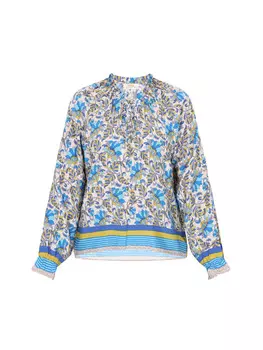 Блузка usha FESTIVAL, цвет blue multicolor