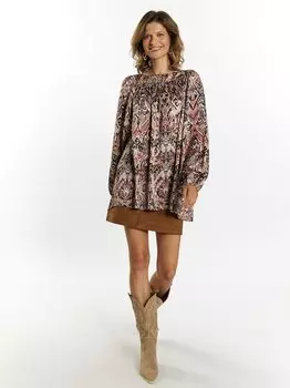 Блузка Usha, коричневый