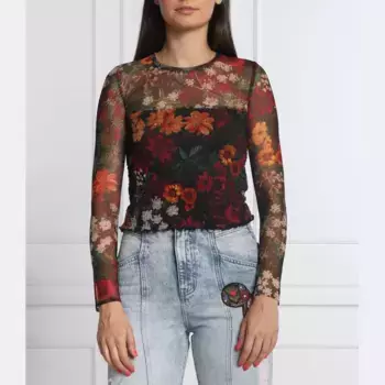 Блузка узкого кроя Uxia Desigual, мультиколор
