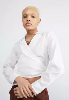 Блузка VALENTINA WRAP Obey Clothing, цвет white
