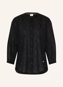 Блузка Velia с ажурным кружевом Brax, черный