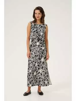 Блузка Vera Kaffe, черный/белый