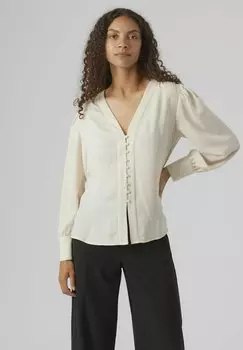 Блузка Vero Moda, бежевый