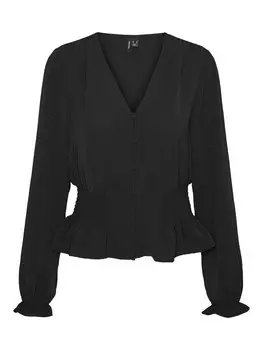 Блузка VERO MODA Blouse ALVA, черный