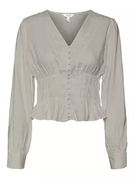 Блузка VERO MODA Blouse THEODORA, бежевый