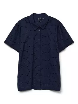 Блузка Vero Moda Curve HAY, темно-синий