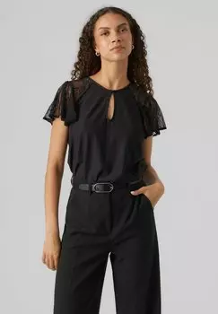 Блузка Vero Moda, цвет black