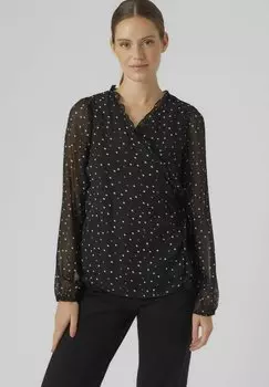 Блузка Vero Moda, цвет black