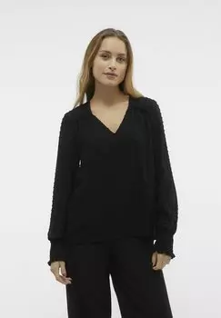 Блузка Vero Moda, цвет black