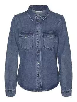 Блузка Vero Moda, цвет medium blue denim