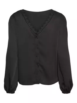 Блузка VERO MODA ELENORA, черный