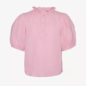 Блузка Vero Moda Girl Volume Sleeves, розовый