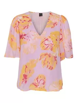 Блузка VERO MODA Hope Dino, пастельно-фиолетовый
