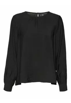 Блузка Vero Moda JOSIE RIKA LS GA, черный