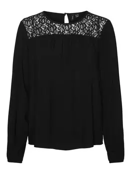 Блузка VERO MODA LILOU, черный