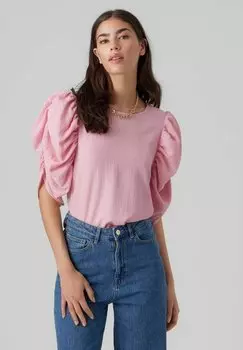 Блузка Vero Moda, розовый