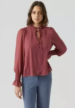 Блузка Vero Moda, темно-розовый