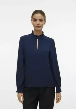 Блузка Vero Moda, темно-синий пиджак