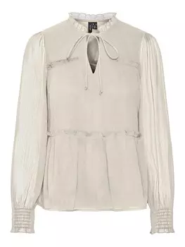 Блузка Vero Moda VANESSA, светло-бежевый