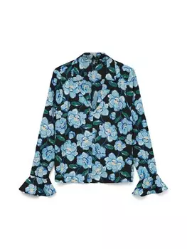 Блузка VERO MODA VMALEA NINA, черный
