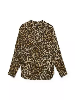 Блузка VERO MODA VMBumpy, коричневый