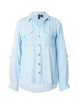 Блузка VERO MODA VMBumpy, небесно-синий