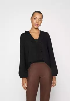 Блузка Vero Moda VMCAREN V NECK, черный