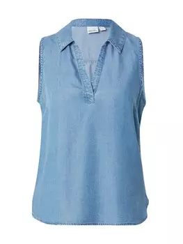 Блузка VERO MODA VMHarper, синий деним