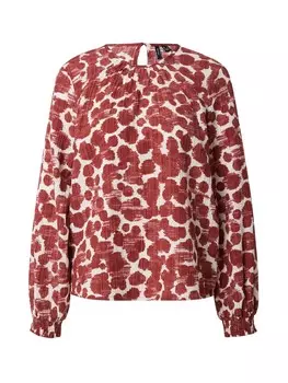 Блузка VERO MODA VMPILA SENYA, цвет Dark red