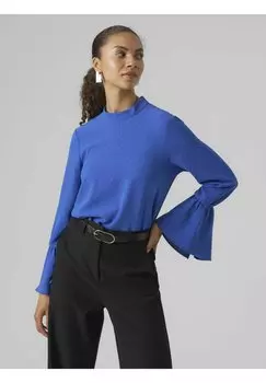 Блузка Vero Moda VMTEEN LS WVN, цвет beaucoup blue