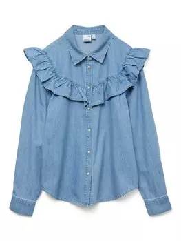 Блузка VERO MODA VMULI, синий деним