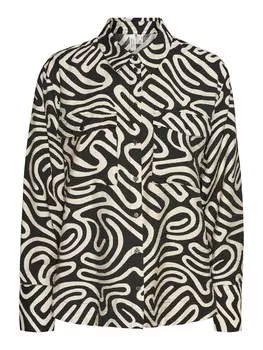 Блузка VERO MODA VMVIGDIS, черный