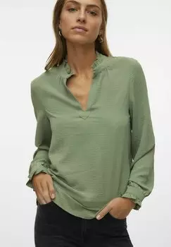 Блузка Vero Moda, зеленая изгородь