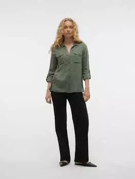 Блузка Vero Moda, зеленый