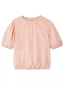 Блузка vertbaudet, розовый