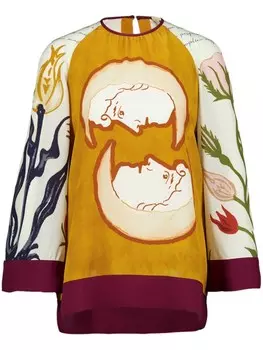 Блузка Весы PAULA, оранжевый