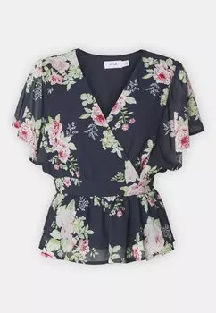 Блузка Vikathryn VILA, темно-синий