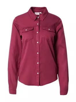 Блузка Vila BISTA, красное вино