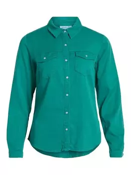 Блузка Vila BISTA, зеленый