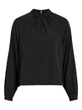 Блузка VILA Blouse VIGraffy, черный