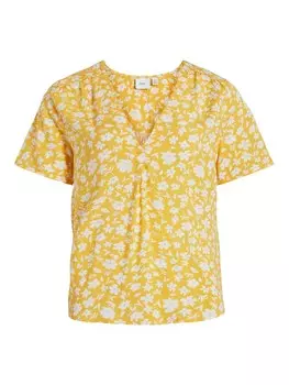 Блузка VILA CELINA, карри