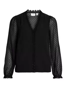 Блузка VILA Dobba, черный