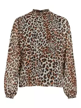 Блузка Vila Josefina, бежевый