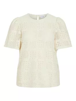 Блузка Vila, кремовый