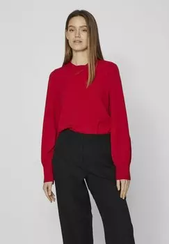 Блузка VILA ЛАНГАРМ, цвет equestrian red