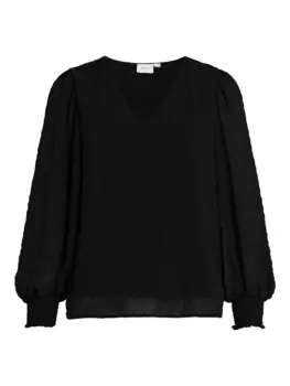 Блузка VILA MANELA, черный