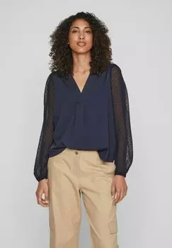 Блузка VILA, темно-синий