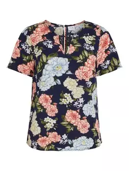 Блузка VILA, темно-синий