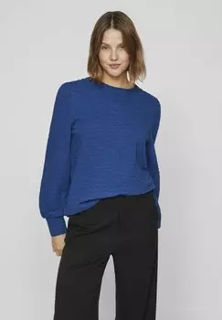 Блузка VILA TEXTURIERTES, цвет true blue