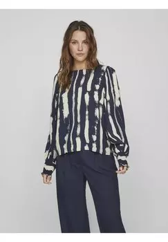 Блузка VILA Vibana Sleeve, темно-синий